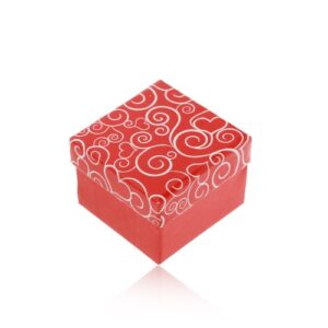 Darčeková krabička v červenom odtieni