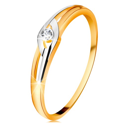 Diamantový prsteň zo 14K zlata