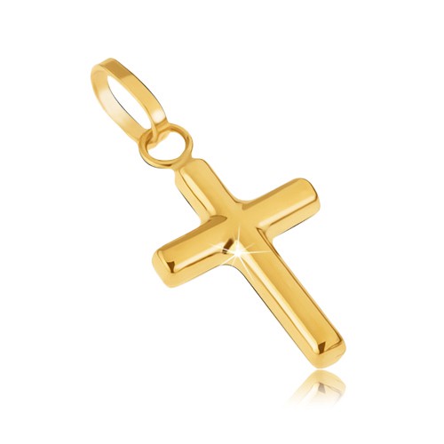 Zlatý prívesok 585 - drobný latinský kríž